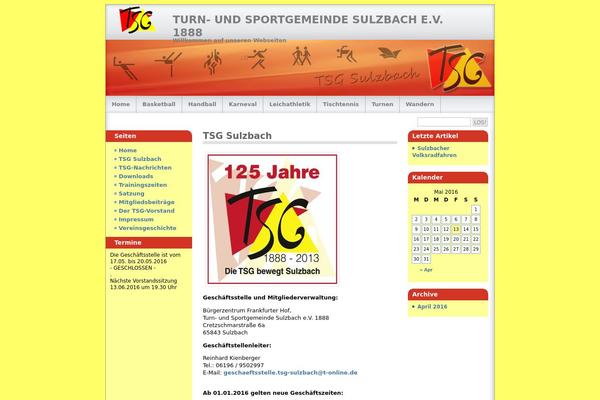 tsg-sulzbach.de site used Wp Multiflex 3