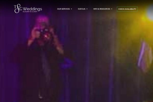 tsgweddings.com site used Tsg