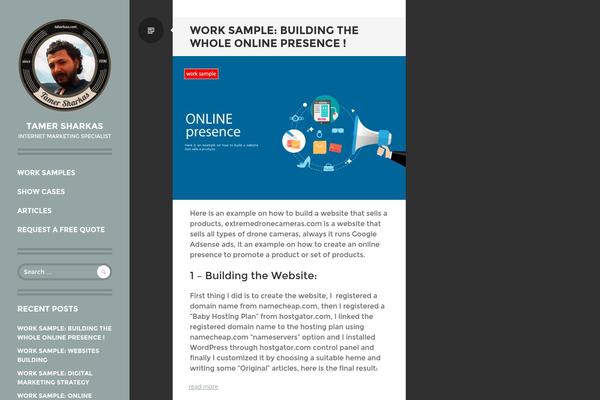 cre8or theme websites examples