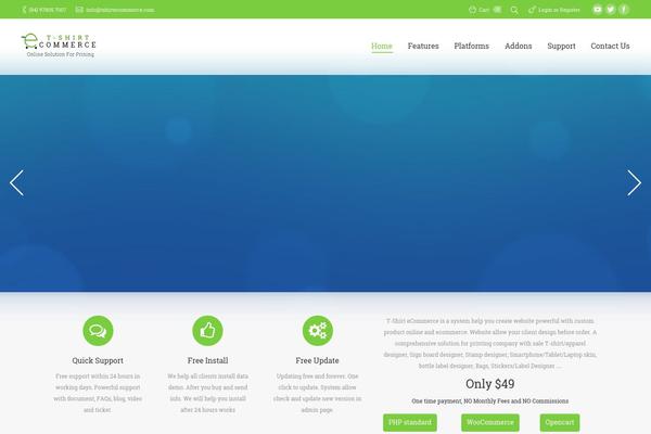 Site using Dhvc-woocommerce plugin
