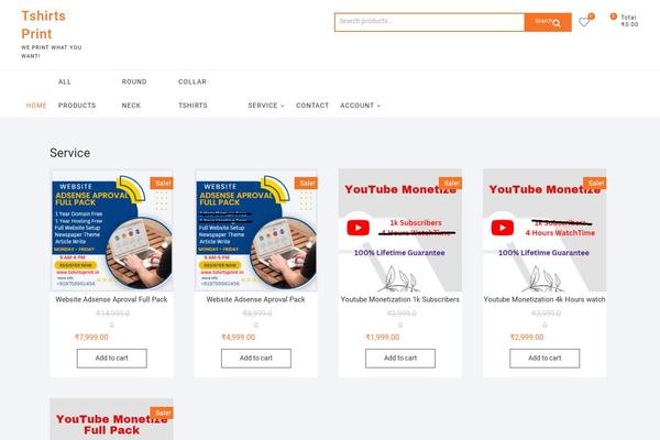 Site using Lumise plugin