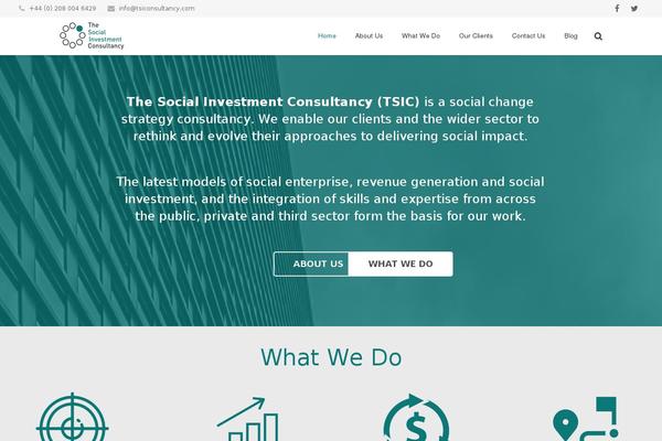 Impreza theme site design template sample