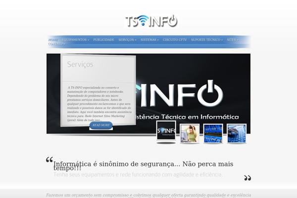 SimplePress theme site design template sample