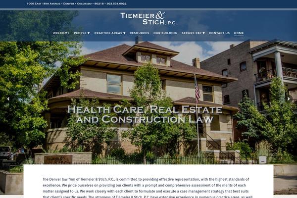Titan theme site design template sample