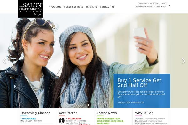 Tspa theme site design template sample