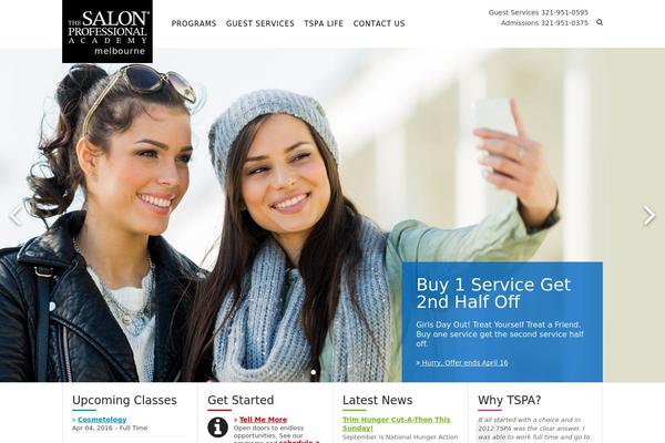Tspa theme site design template sample