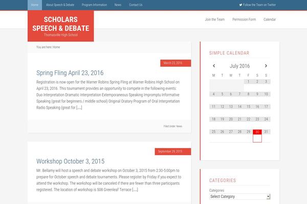Site using Facebook plugin