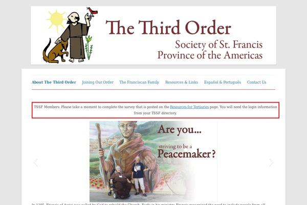 Site using CC Child Pages plugin