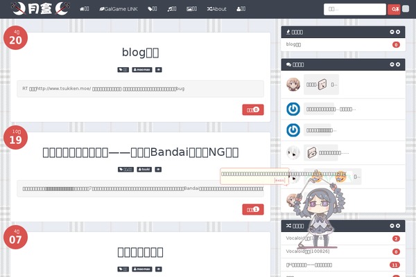 Site using Flash MP3 Player plugin