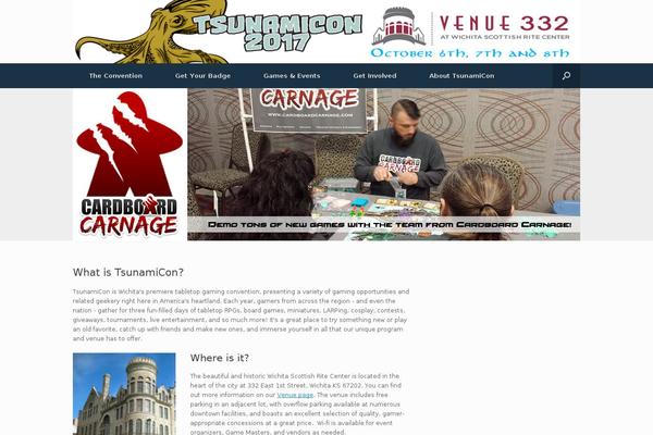 Vantage theme site design template sample
