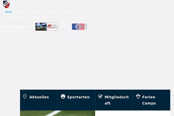 Briny theme site design template sample