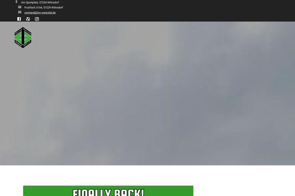 Materialis theme site design template sample
