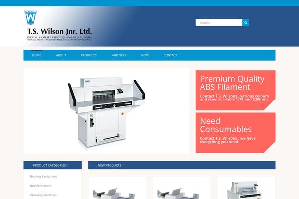 Cherry Framework theme site design template sample