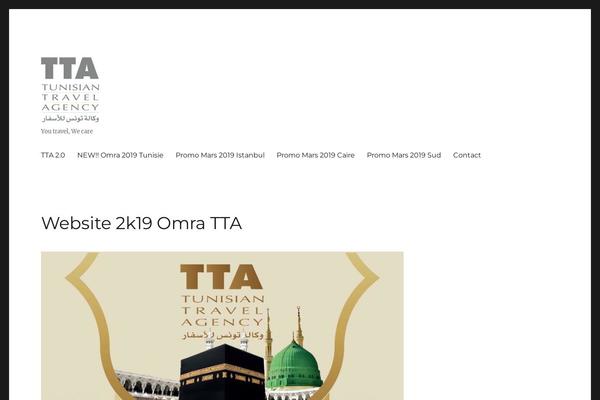 Twenty Sixteen theme site design template sample