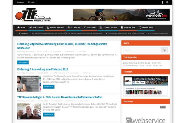 Multinews theme site design template sample