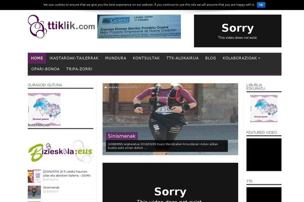Jarida theme site design template sample