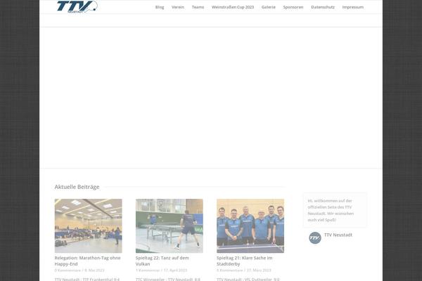 Enfold theme site design template sample