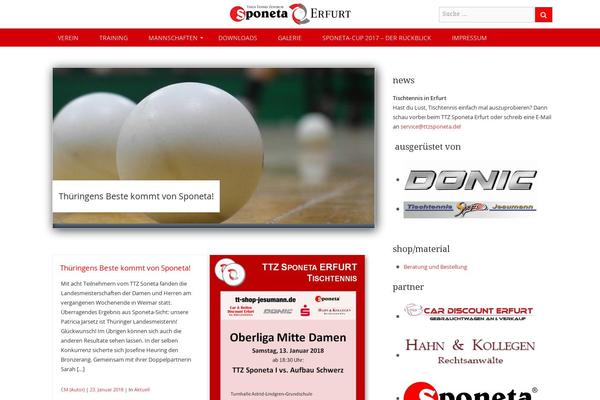 Neutro theme site design template sample