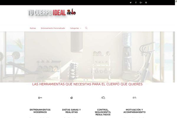 Hoffman theme site design template sample