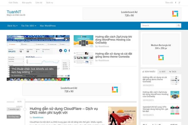 GoMedia theme site design template sample