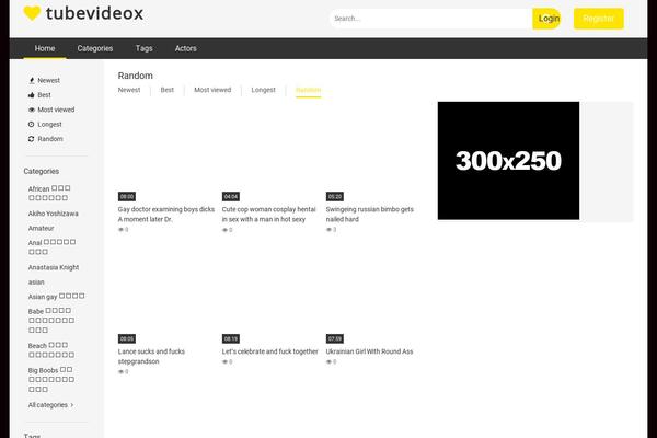 Ultimatube theme site design template sample