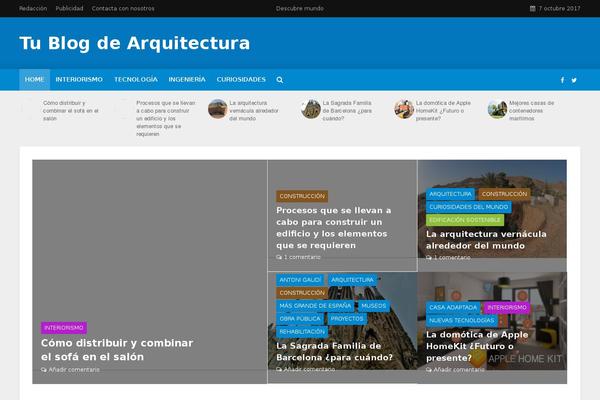 Herald theme site design template sample