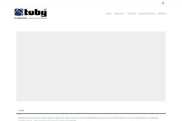 Slupy theme site design template sample