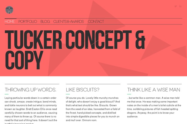Masculine theme site design template sample