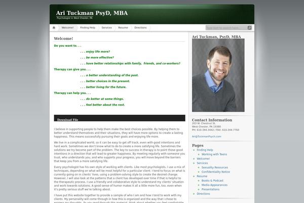 iNove theme site design template sample