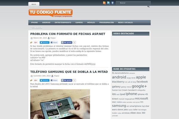 Mobileworld theme site design template sample