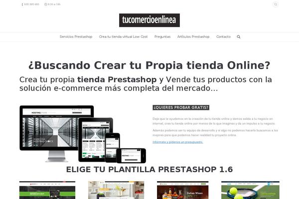 The7 theme site design template sample