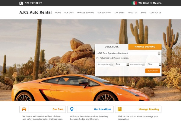 Carrental theme site design template sample