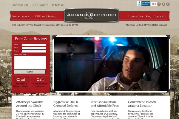 tucsonazduilawyers.com site used Ariano-law
