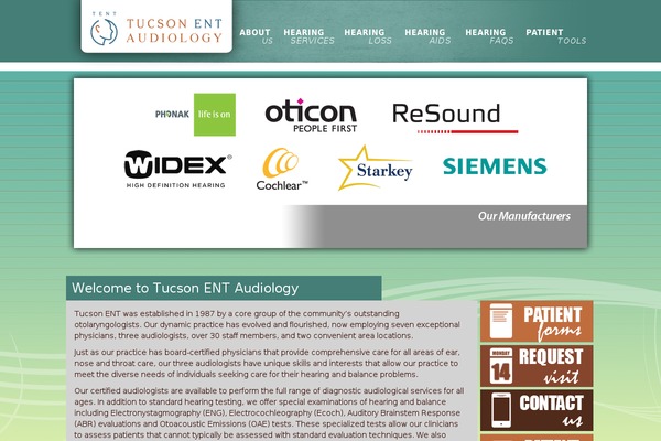 Tucson theme site design template sample