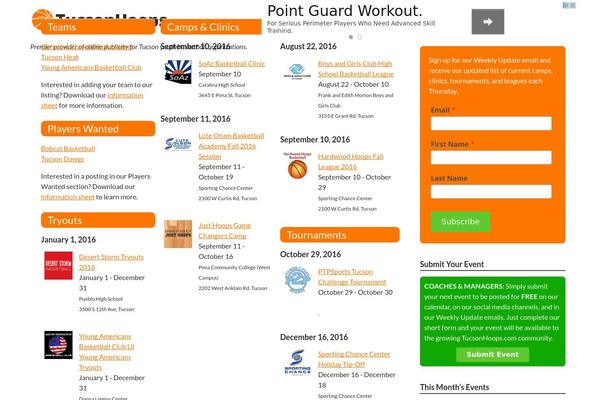Site using Footable plugin