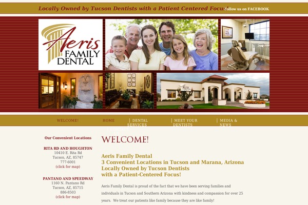 tucsonteeth.com site used Aeris