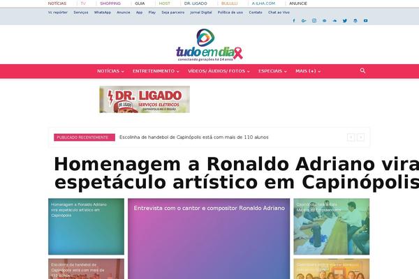 Site using Wp-adblock-dedect plugin
