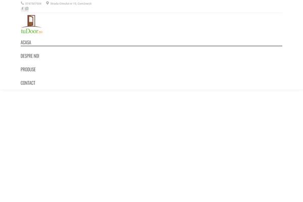 The7 Child theme site design template sample