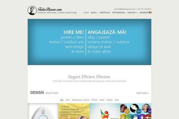 Flexible theme site design template sample