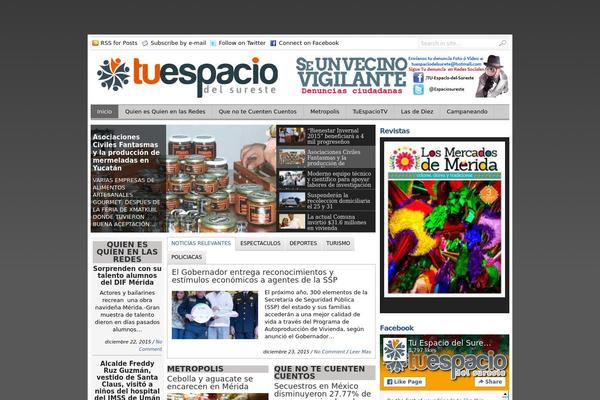 NewsPro theme site design template sample
