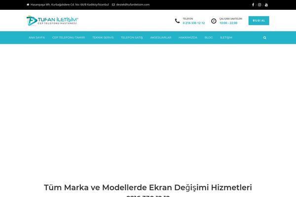 tufaniletisim.com site used Twenty Nineteen