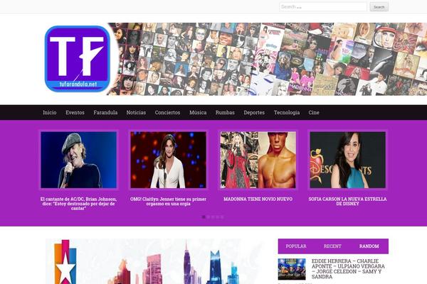 Site using Compact WP Audio Player plugin