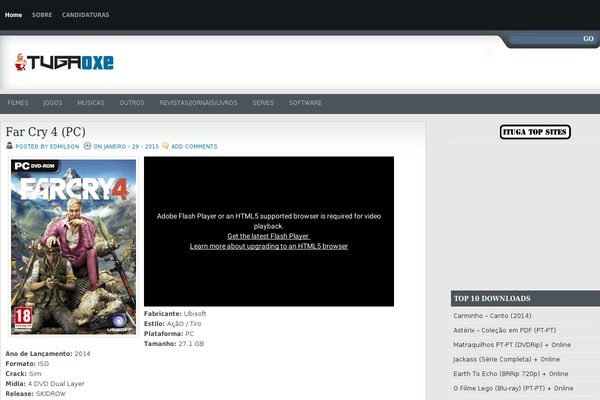 Scarlett theme site design template sample
