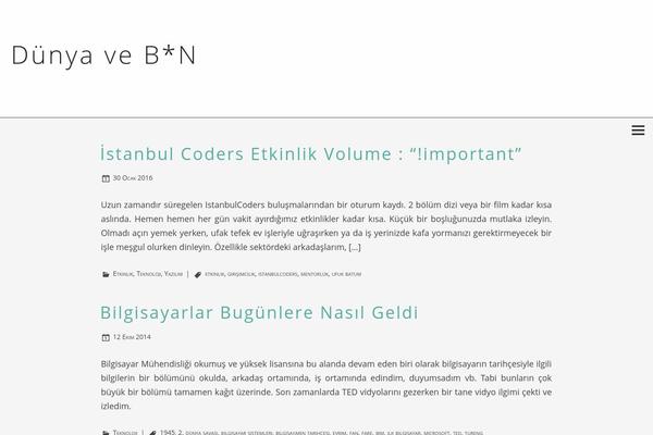 Instinct theme site design template sample
