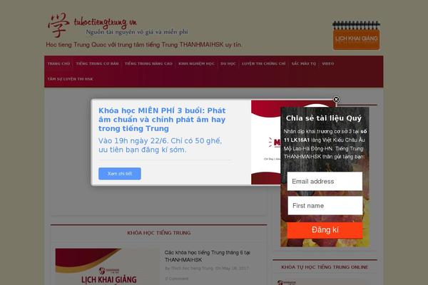 Site using Slick Popup plugin
