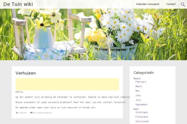 Radiate theme site design template sample