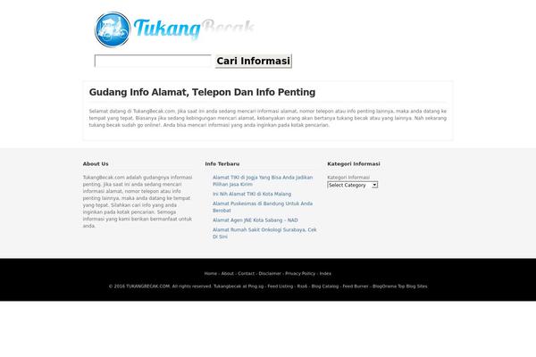 WP-Clear theme site design template sample