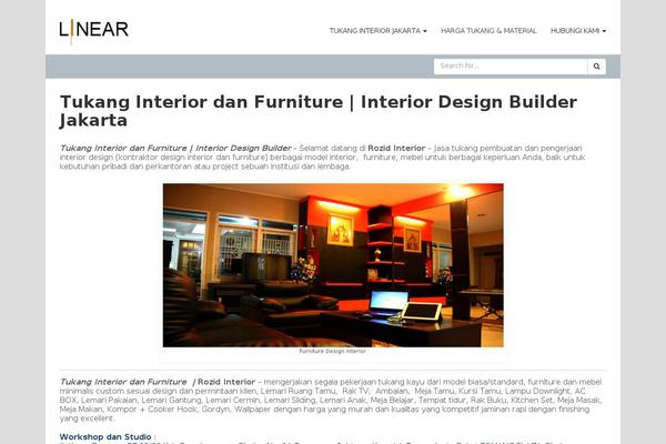 Pixel-Linear theme site design template sample