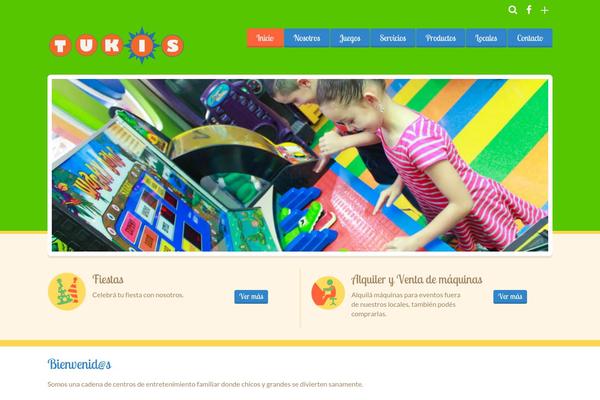 Happy Kids theme site design template sample