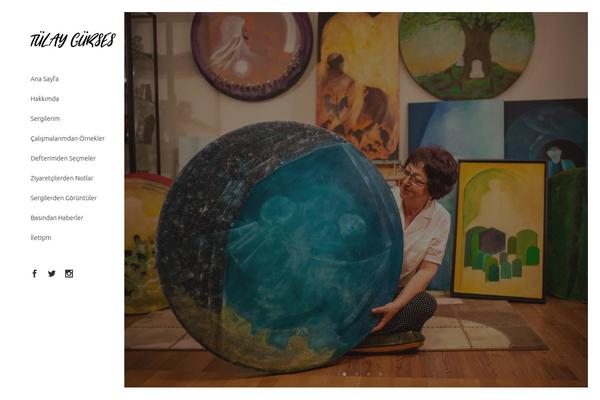 Stockholm theme site design template sample